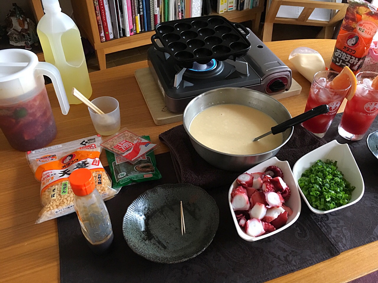 夏の晩ごはん?