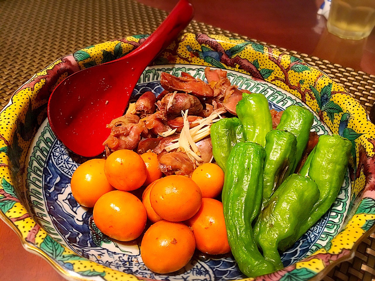 鶏もつ煮♪ 初めて作ってみました！