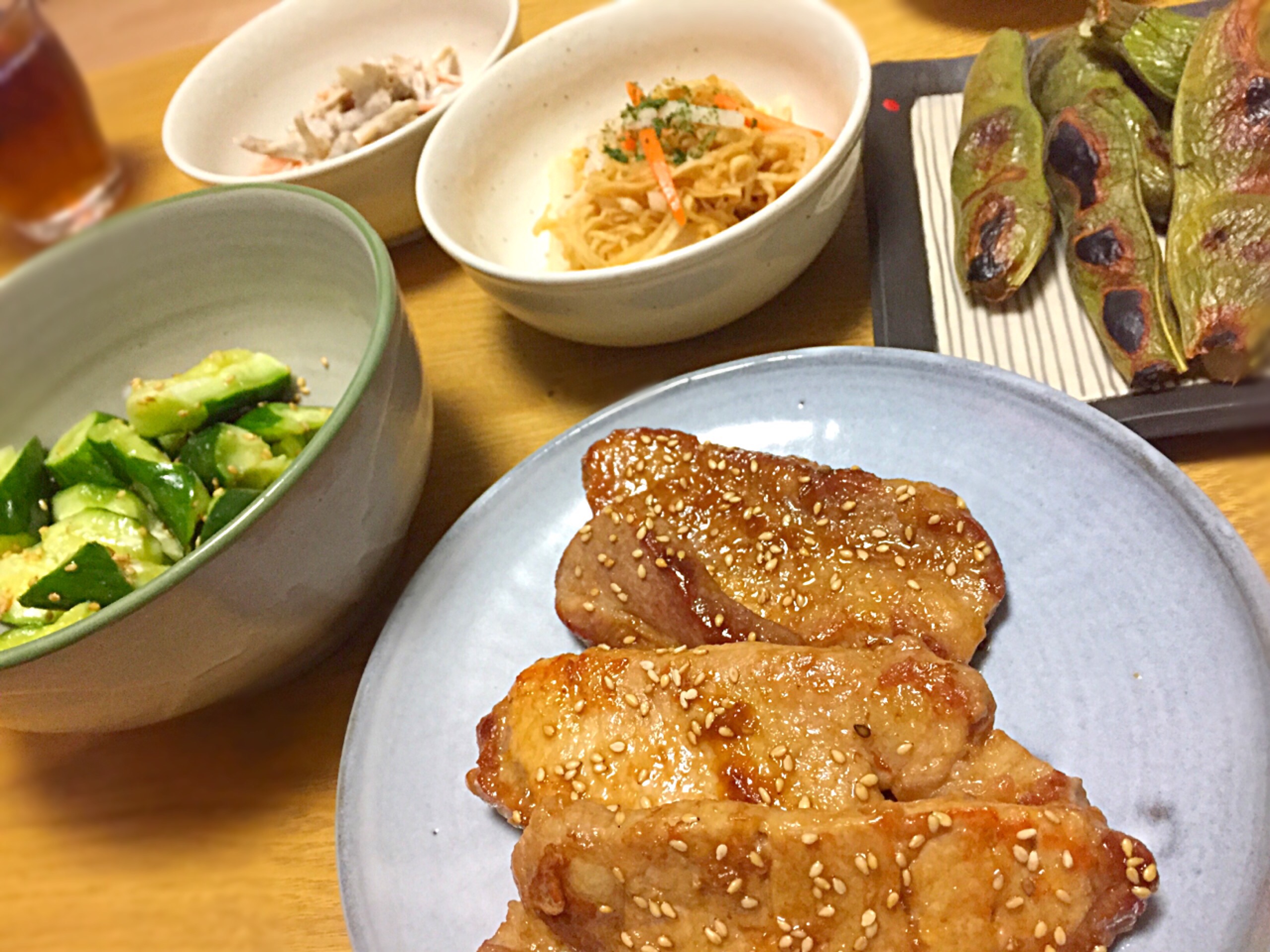 土用の丑の日の夜ご飯。