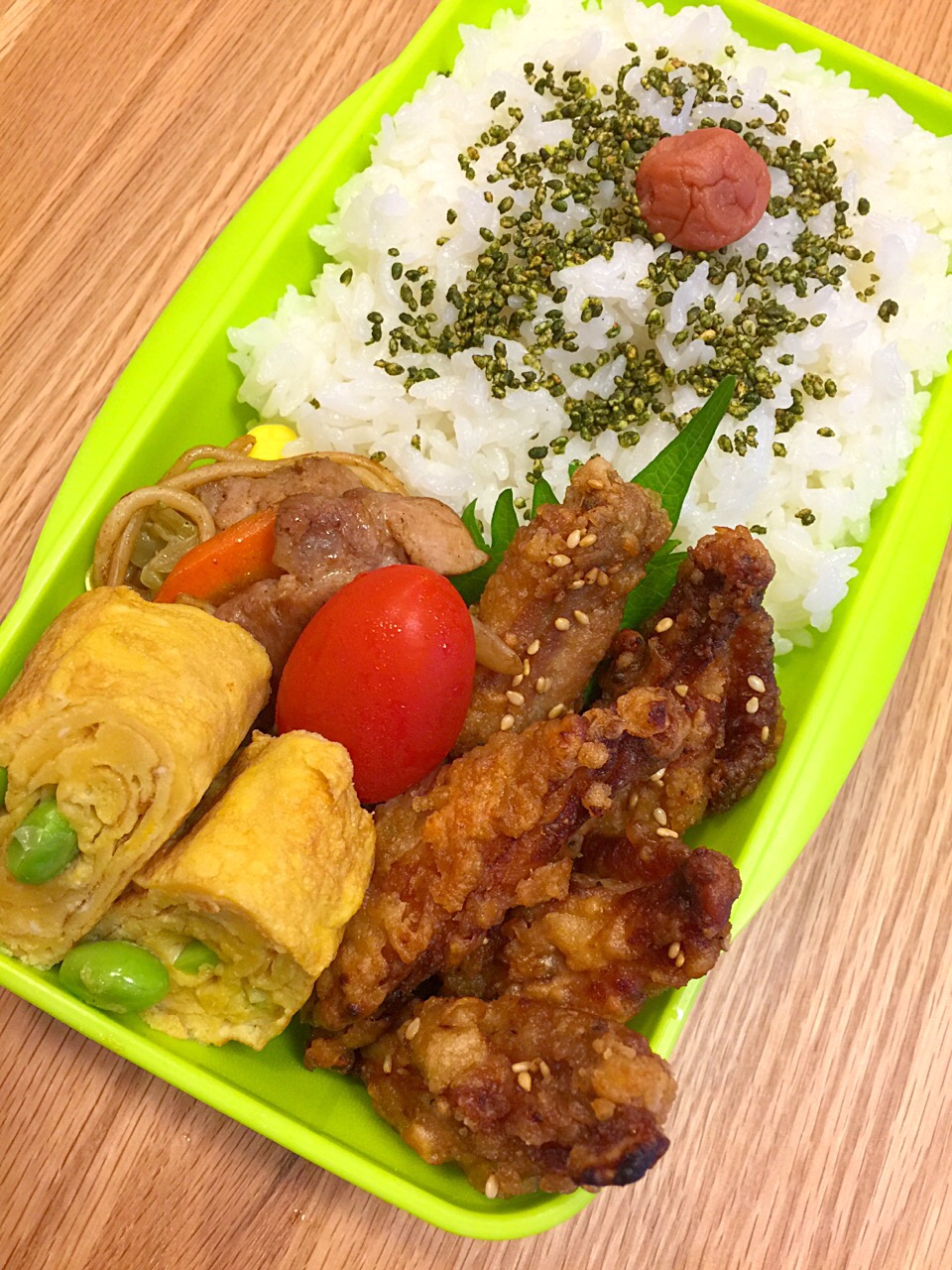 2017.7.27 中2 夏休み置き弁当〜(´>∀<｀)ゝ
#中2弁当 #夏休みお弁当 #夏休み置き弁当