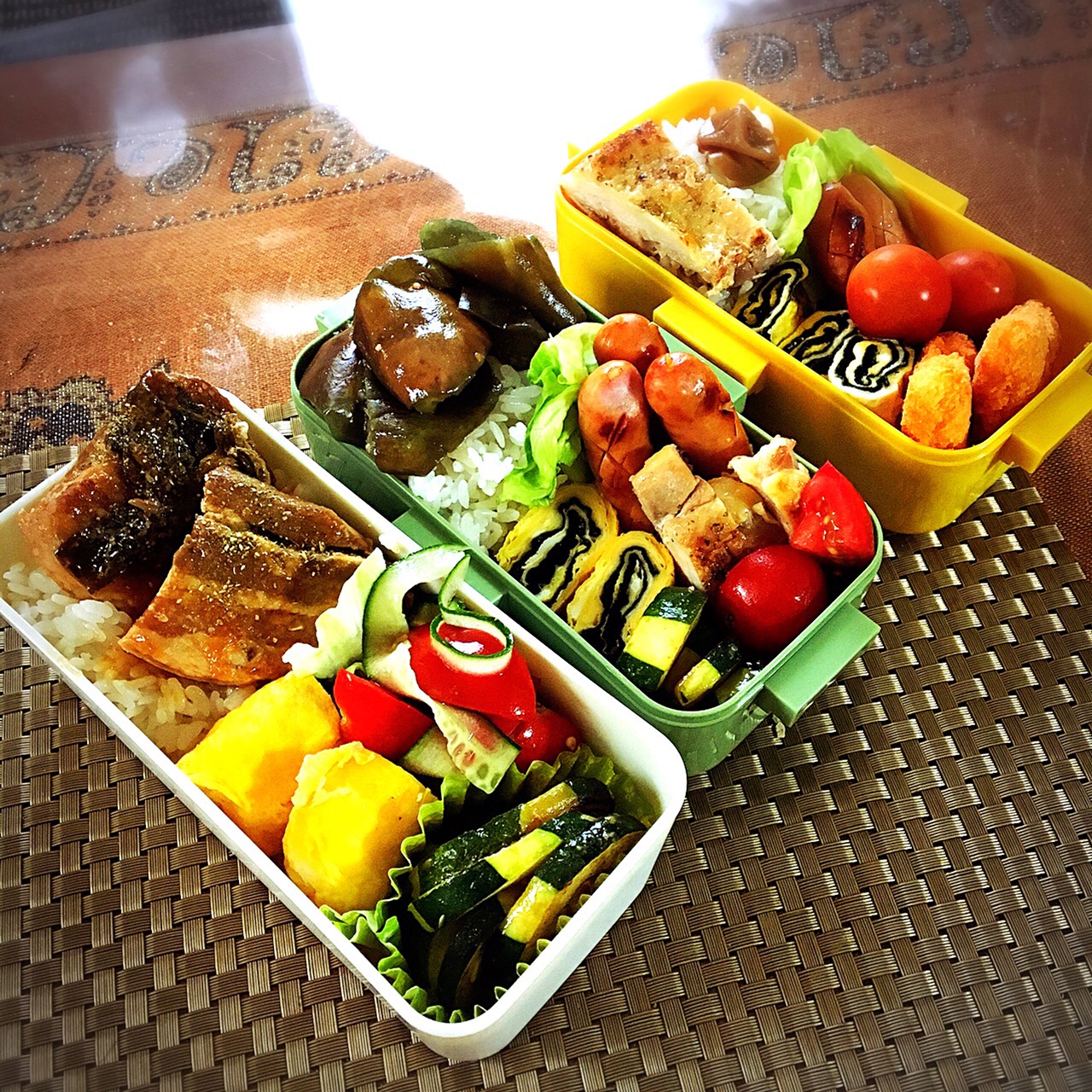 #お昼ご飯 #お弁当 

7.26 今日のお弁当???
夏はやっぱり茄子?です！