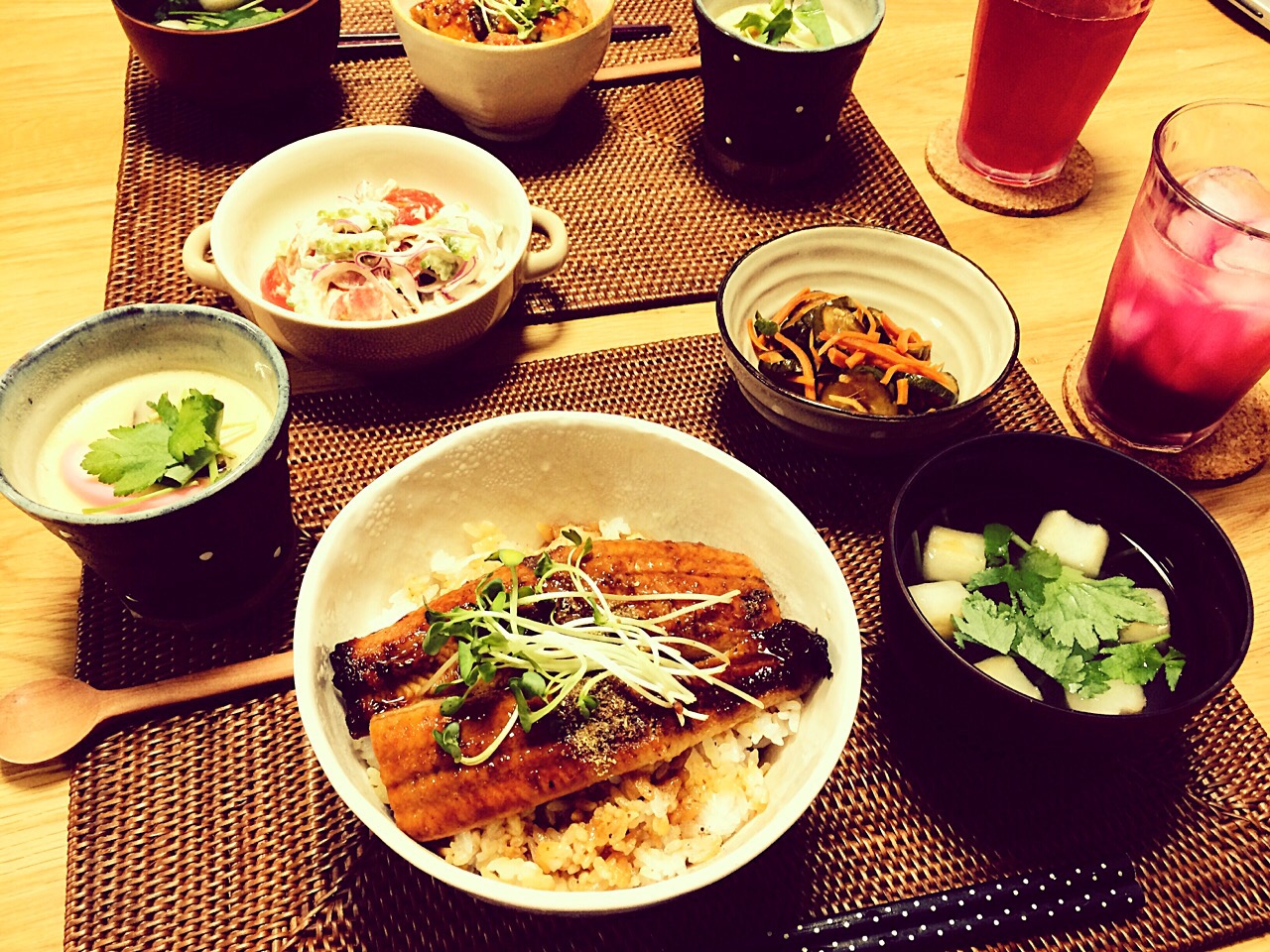 土用の丑の日＊*鰻丼