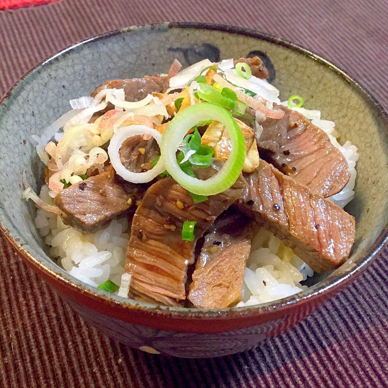 ⭐︎牛もも肉柔らかレアステーキ⭐︎