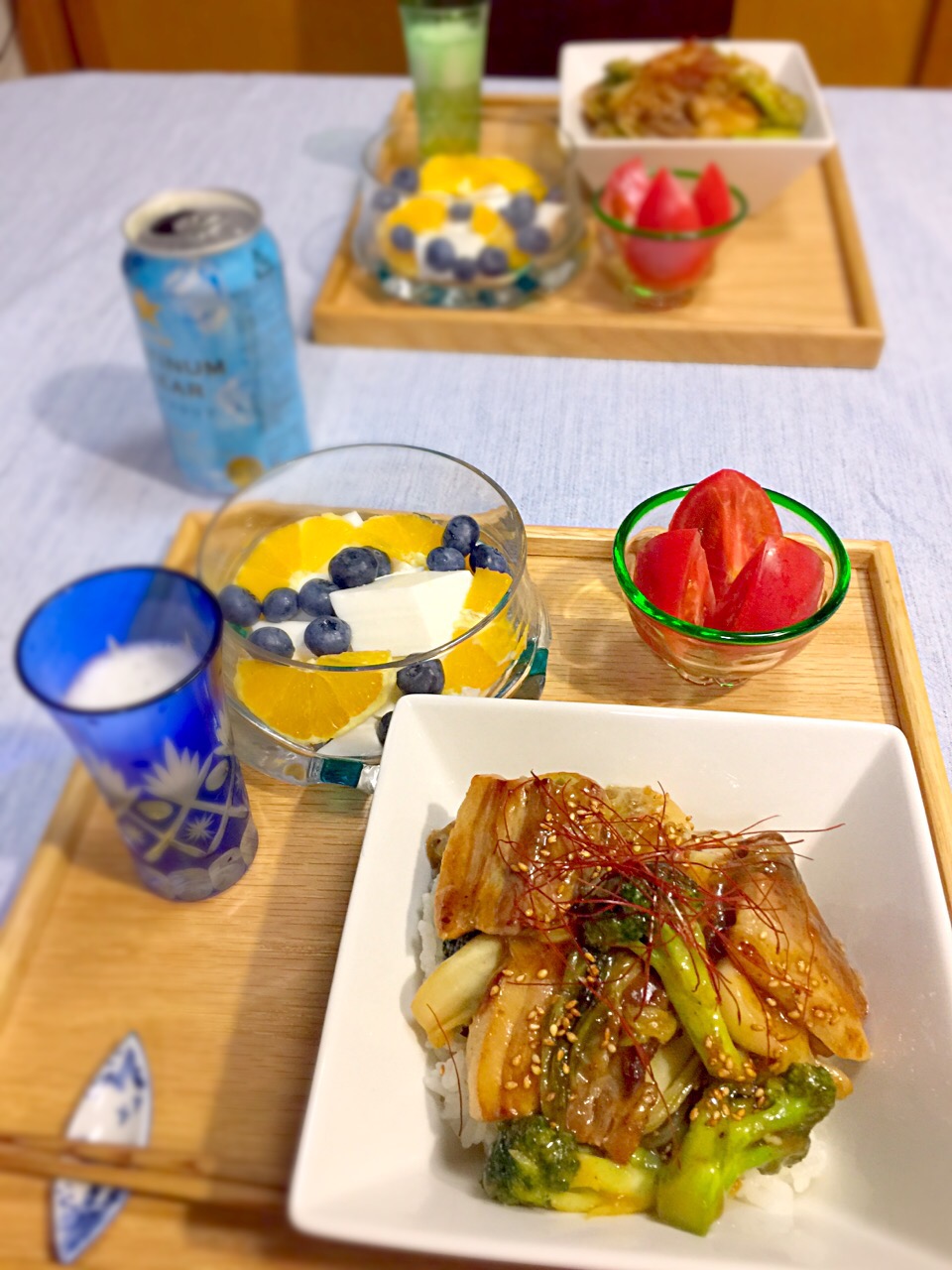 #夏の晩ご飯
#2人ごはん 
#豚丼