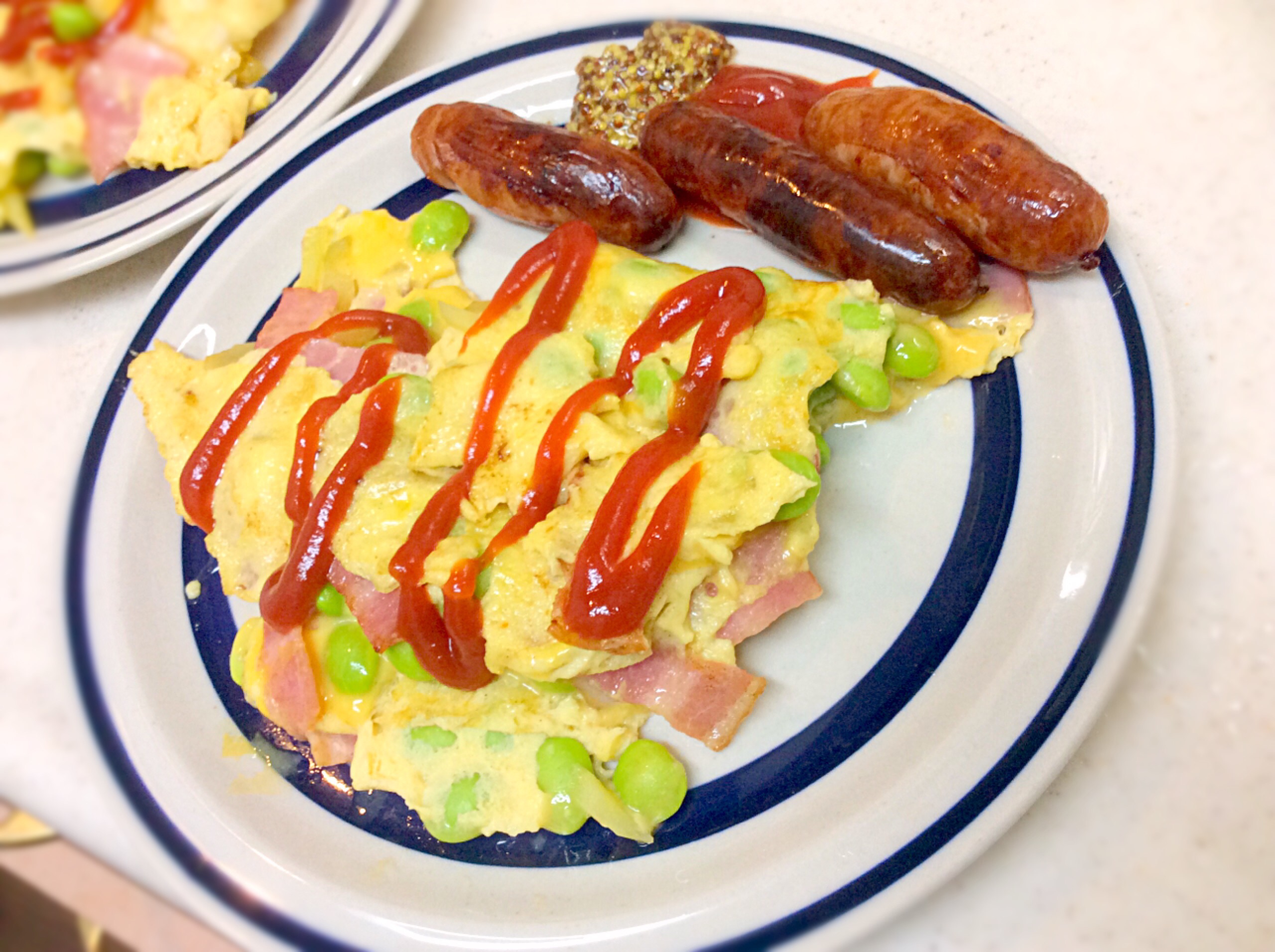 おはようございます☀
枝豆エッグ