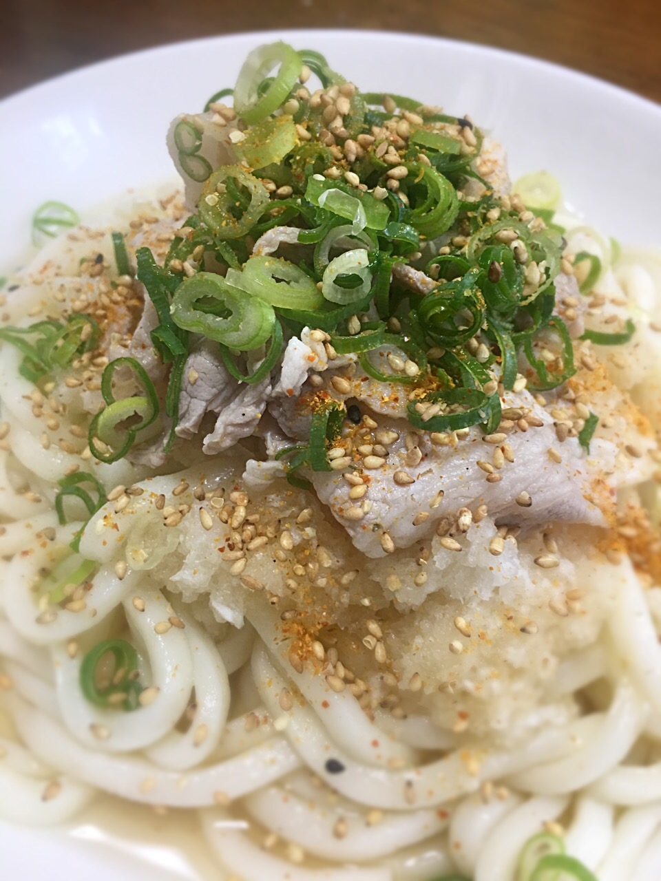 冷しゃぶおろしうどん