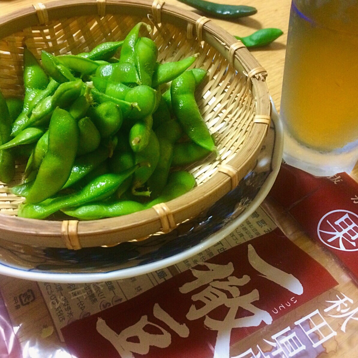 夏・枝豆?一徹豆／EDAMAME Soy beans