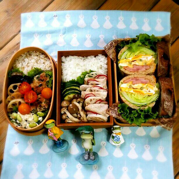 旦那さんと私のお弁当♪