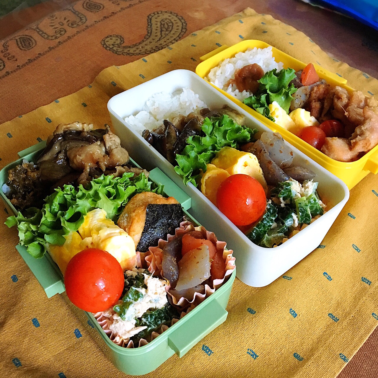 #お昼ご飯 #お弁当 #夏野菜 #キユーピーマヨネーズ 

8.8 今日のお弁当???