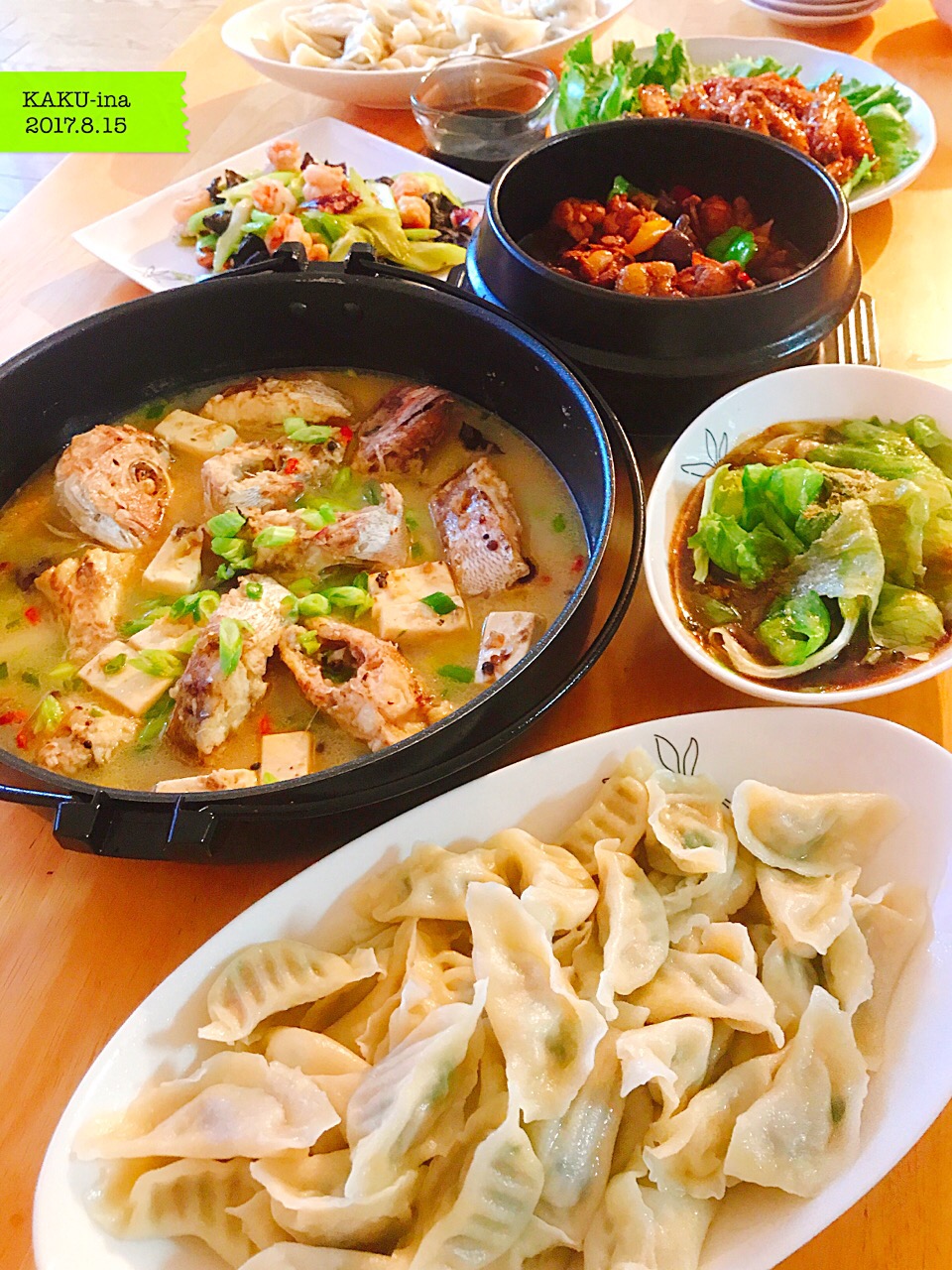 ❤️本番の中華料理☘️☘️☘️
大満足???✨