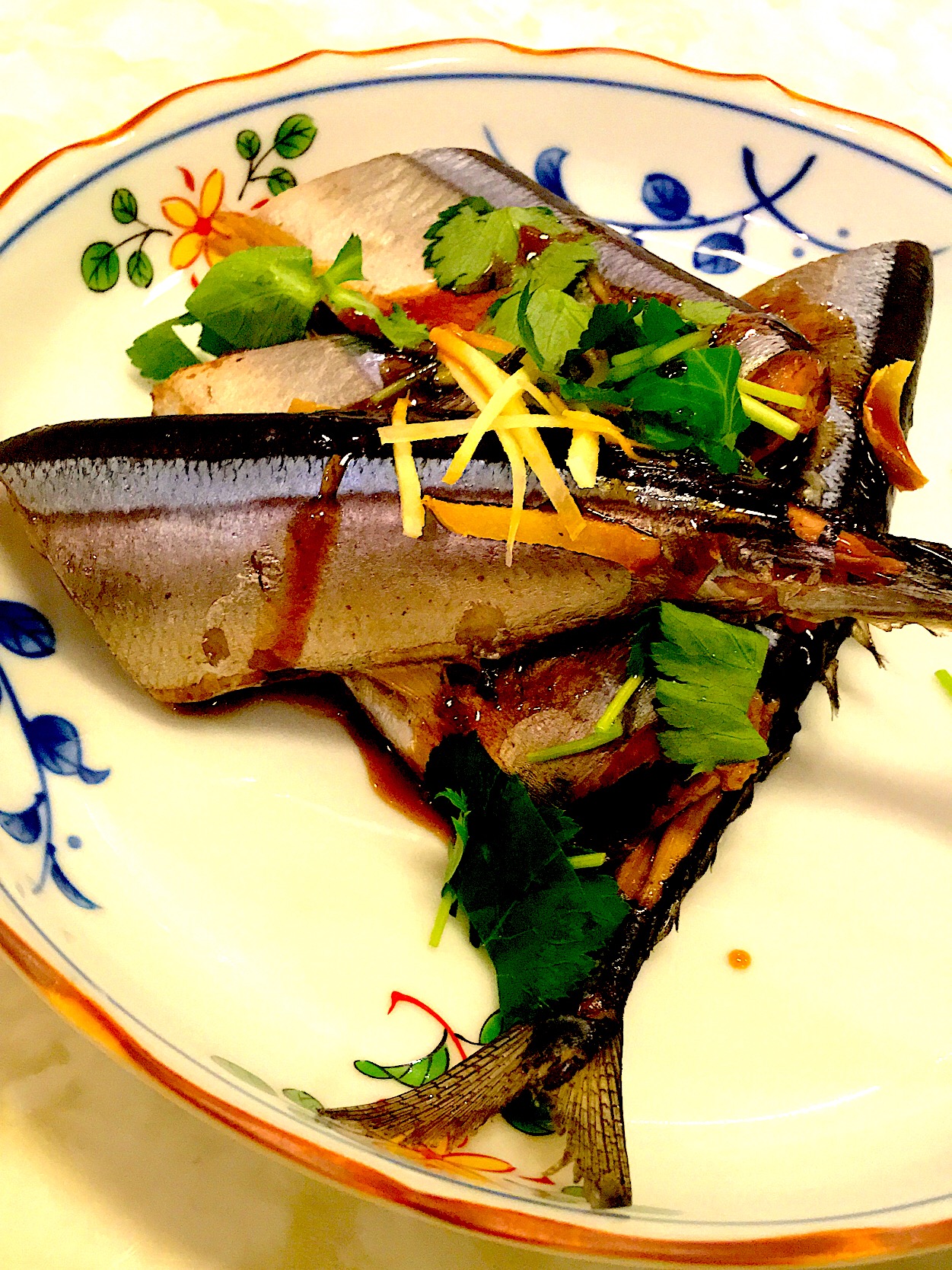 秋刀魚のしょうが煮