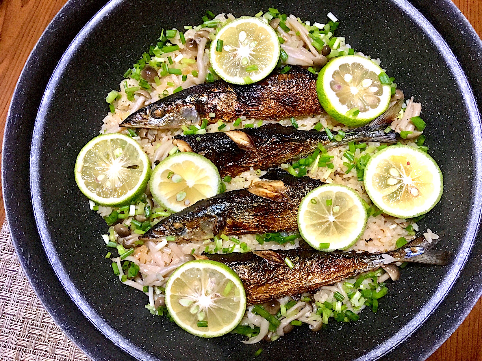 ✨Mackerel saury pike rice...さんま炊き込みご飯✨