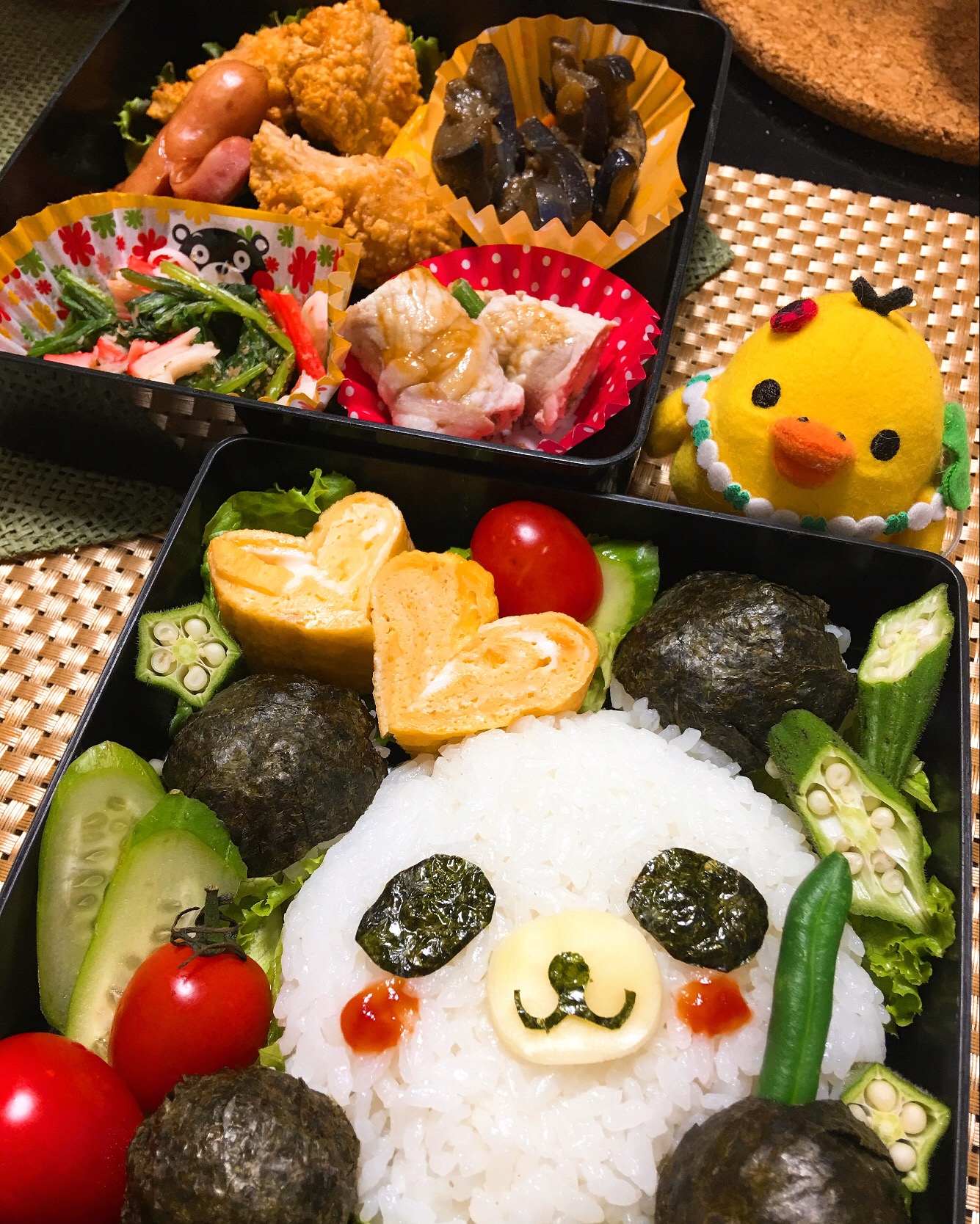 パンダさんのキャラ弁です Bento世界グランプリ17 ヤマサ醤油株式会社