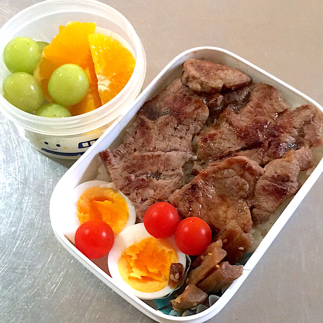 10 16 焼肉弁当 今日は調理実習があるので小さいお弁当箱 Bento世界グランプリ17 ヤマサ醤油株式会社