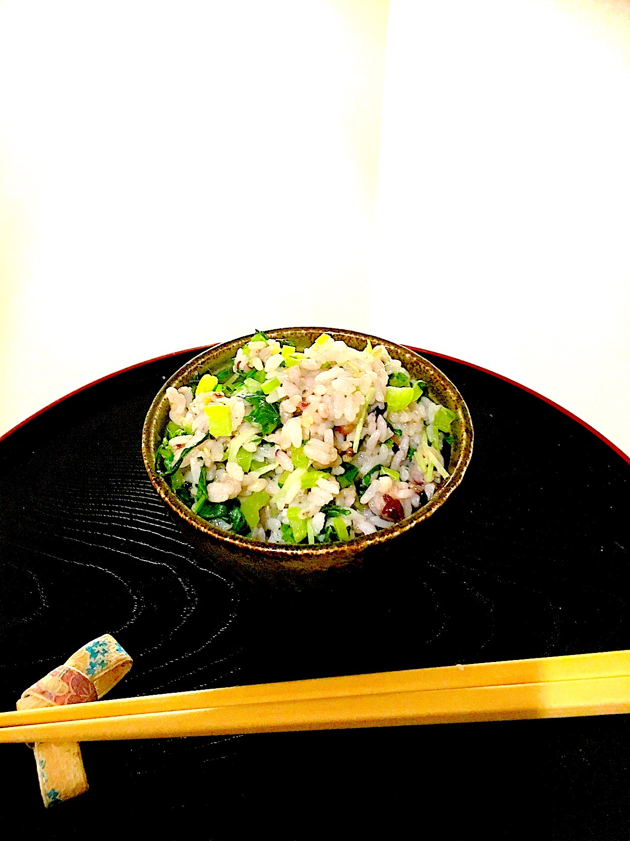 大根菜飯 十六雑穀米