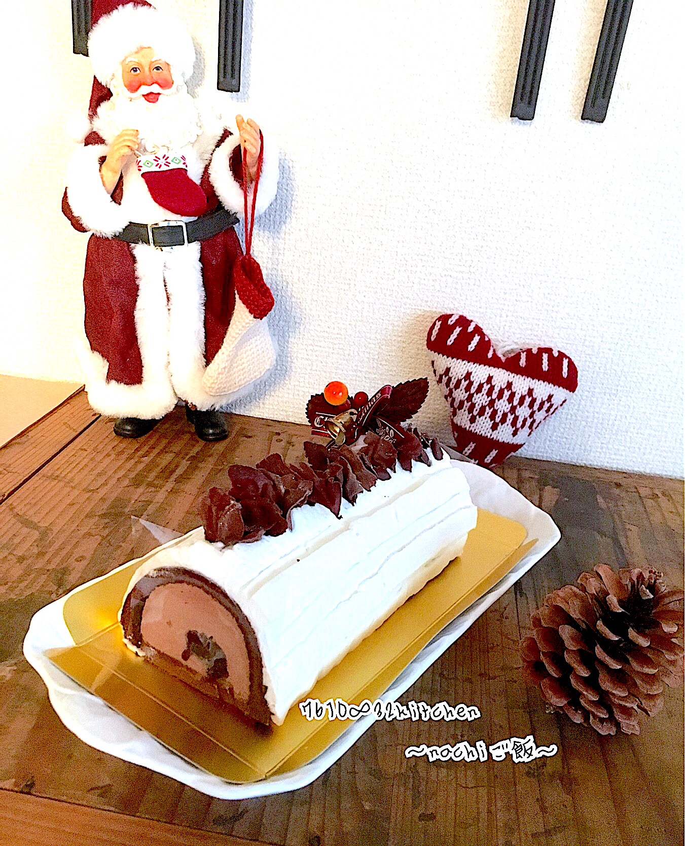 ブッシュ・ド・ノエル
 #snapdish  #クリスマスパーティーグランプリ  #instafood  #cookingram #宅飲み会#Xmasケーキ