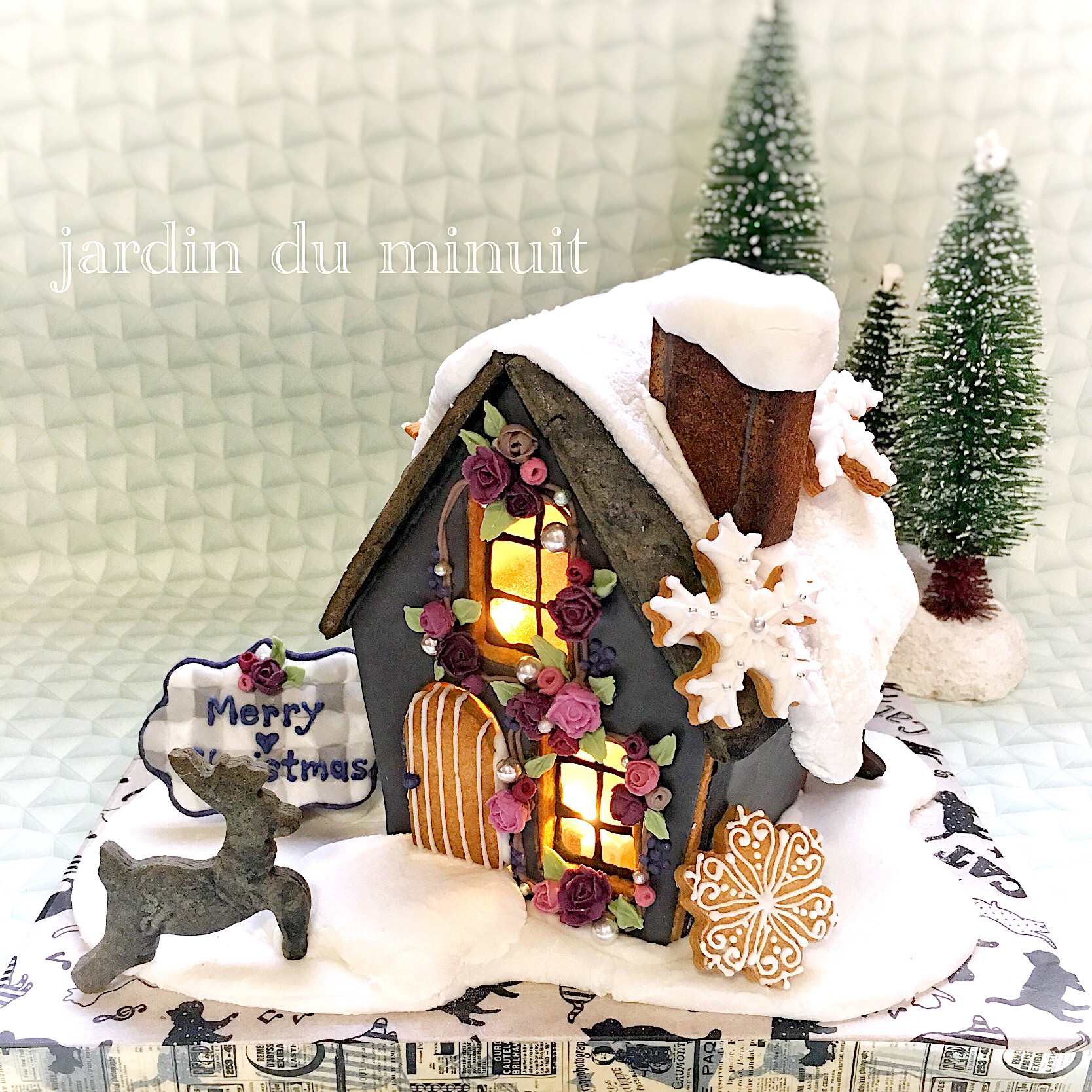ミニサイズなヘクセンハウス クリスマスのお菓子の家 クリスマスパーティーグランプリ ヤマサ醤油株式会社