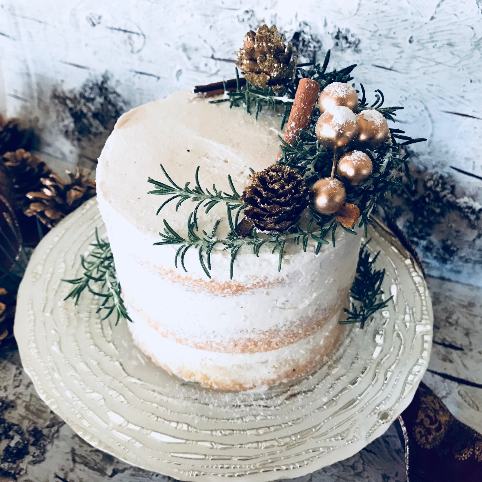 Eggnog Cake