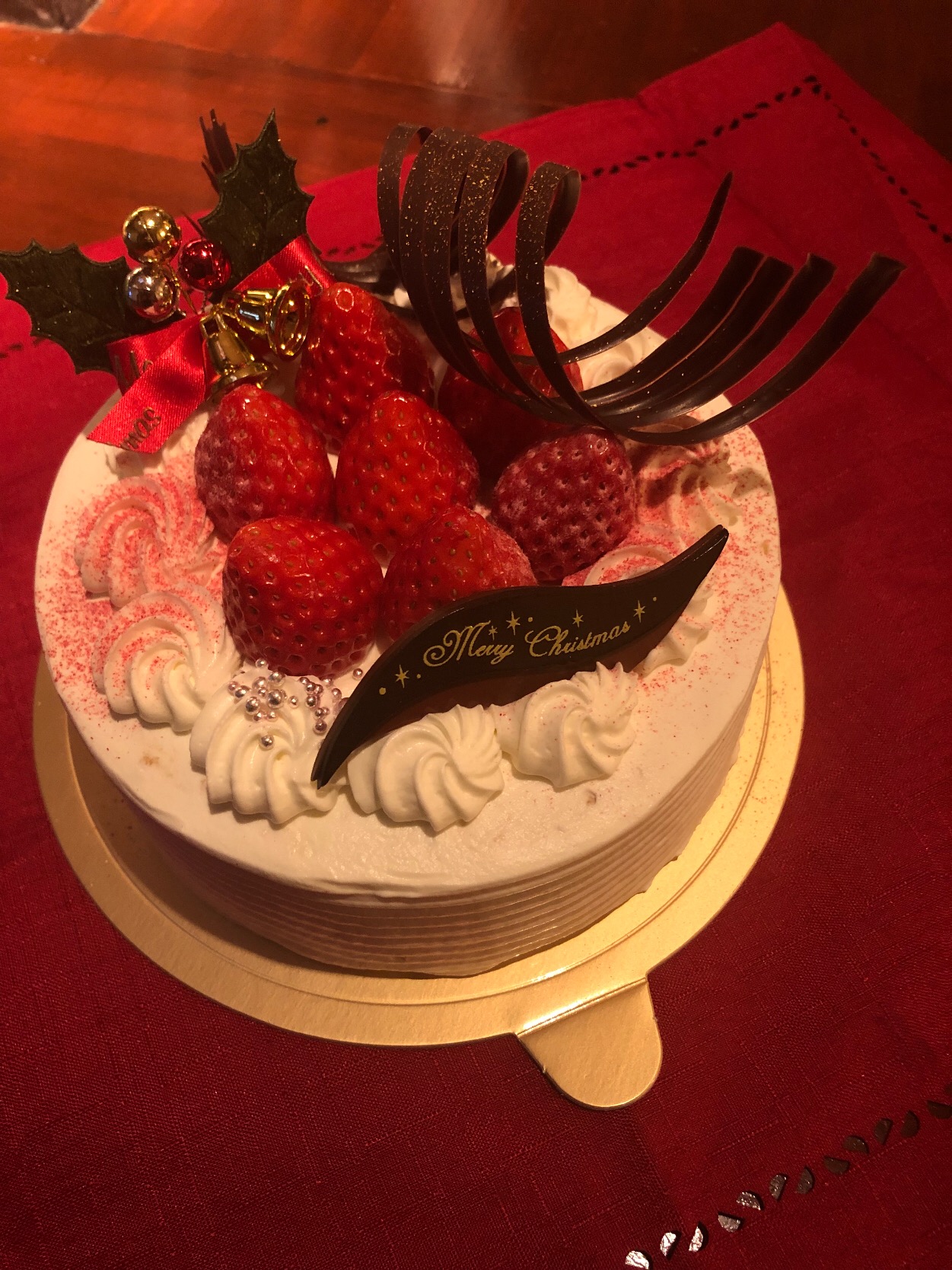 自家製クリスマスケーキ