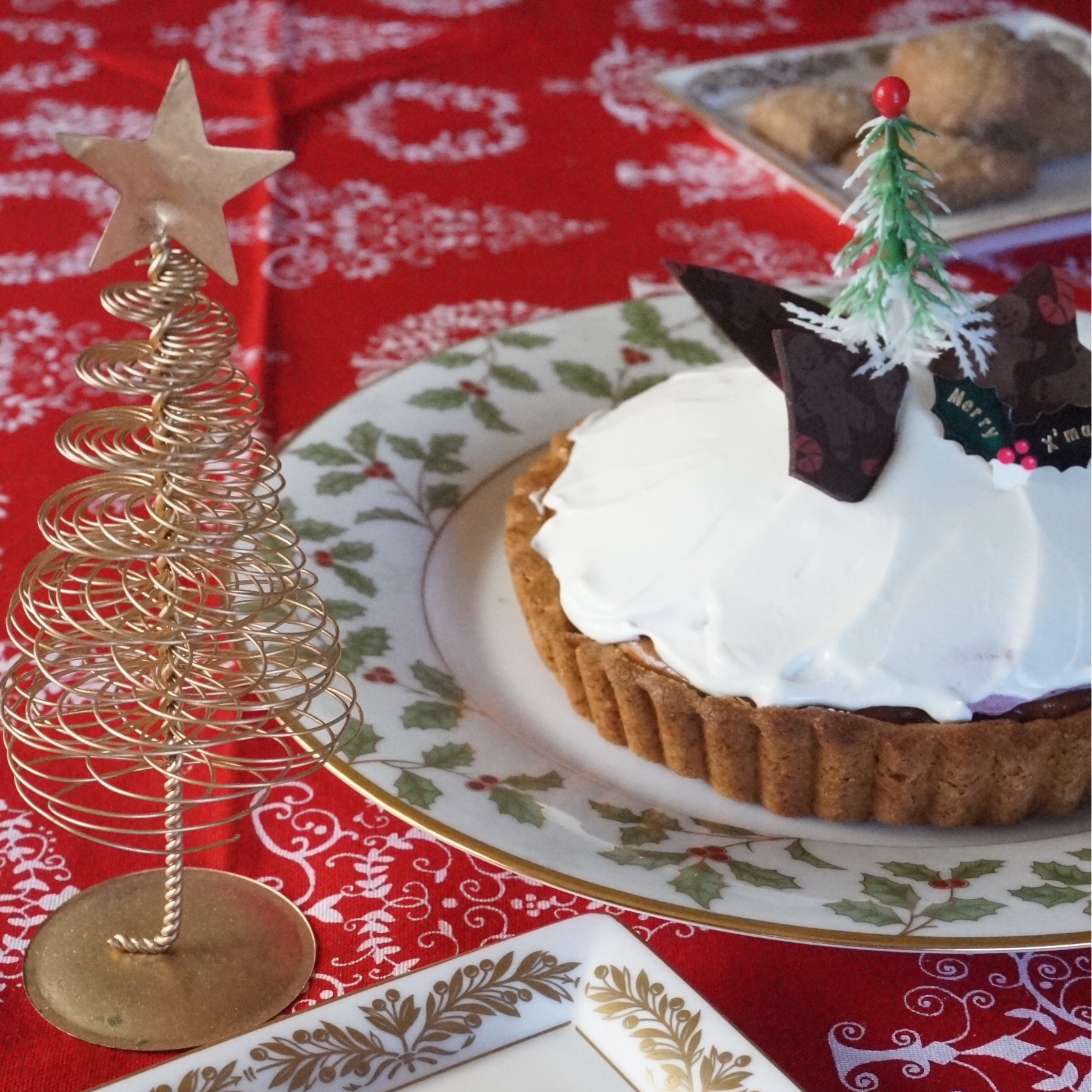 カシスのチーズタルト #手作りケーキ #クリスマスパーティー#クリスマスケーキ#カシス #チーズケーキ  #マスカルポーネ