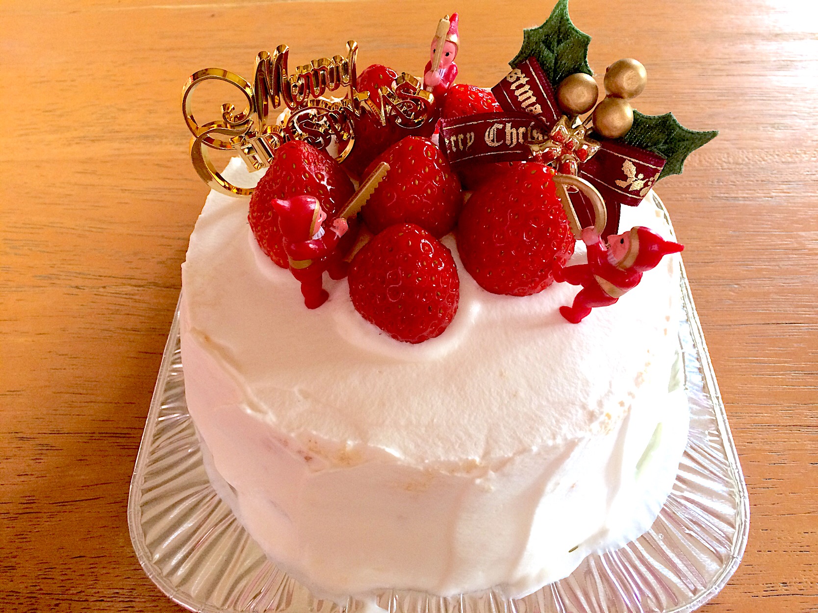 今年のクリスマスケーキ。
