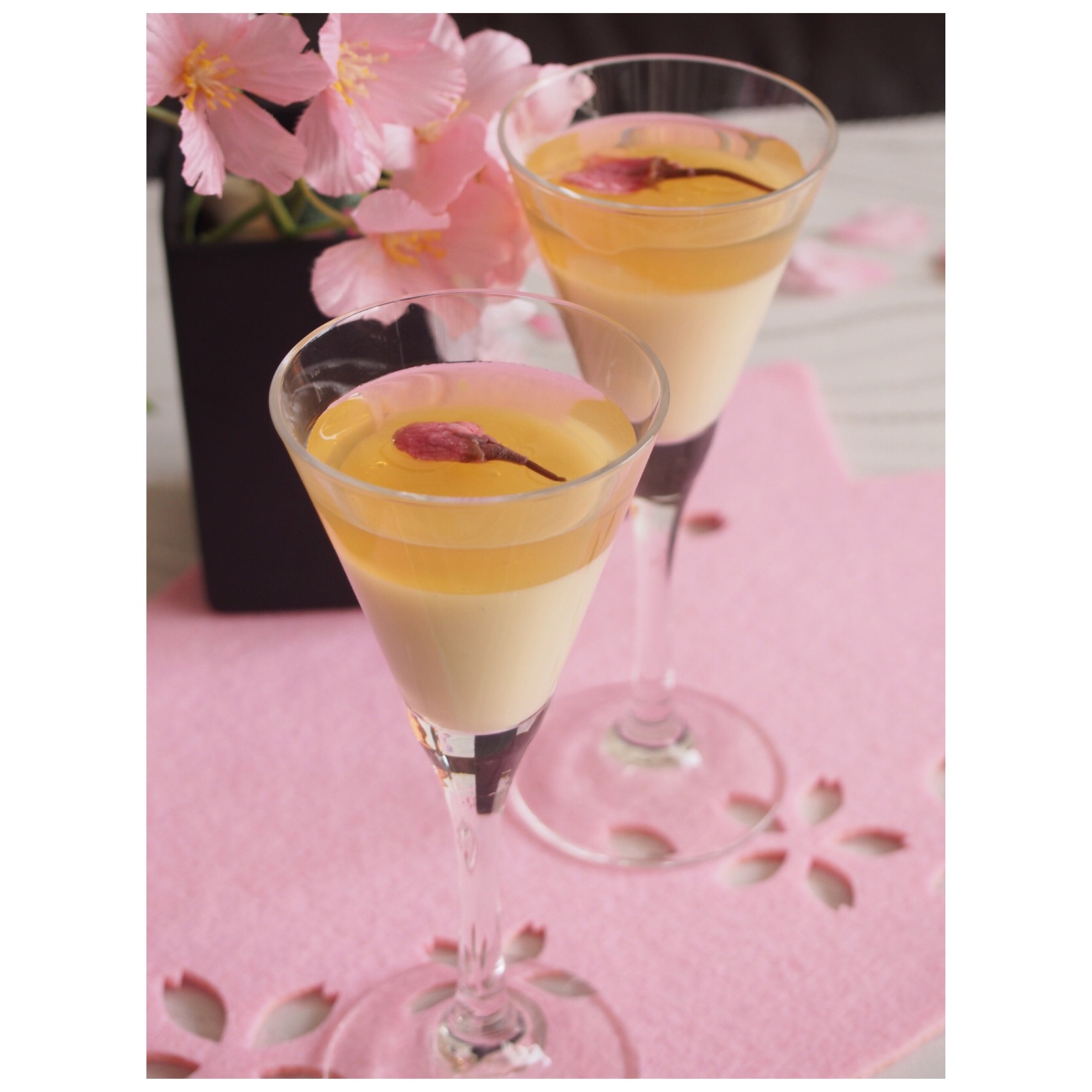 桜餅×日本酒ゼリー