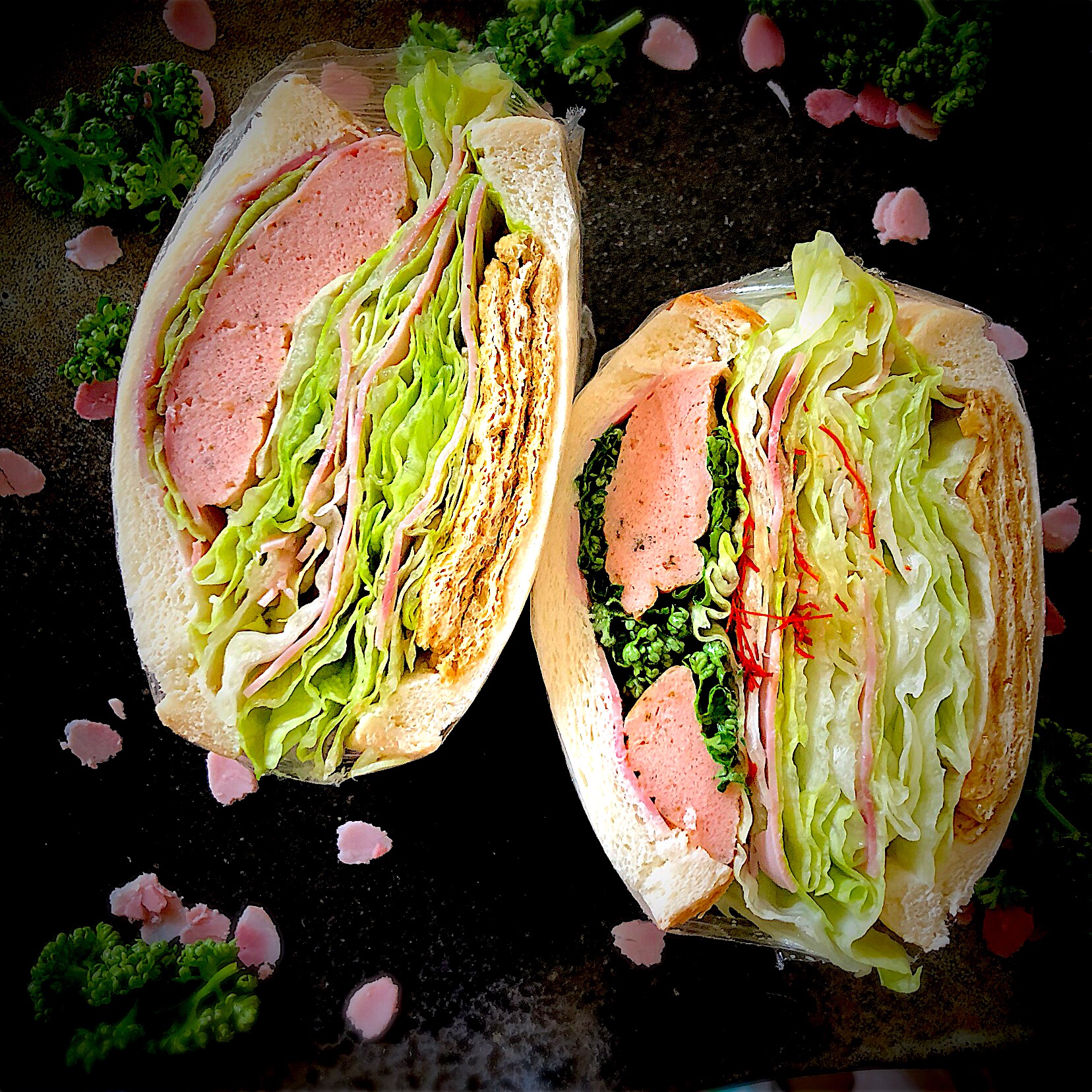 OMさんの料理 Before→Homemade bagel sandwich(smoked samon and cream cheese)
?夜桜乱舞編