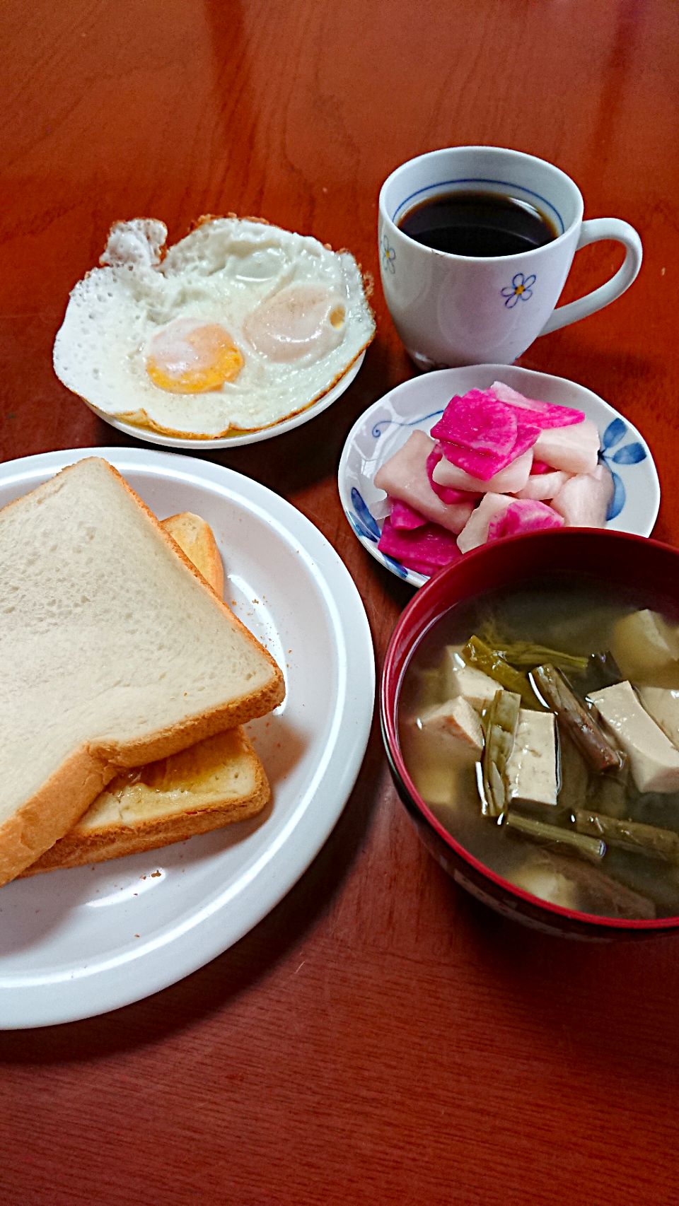 和洋折衷朝ごはん♪