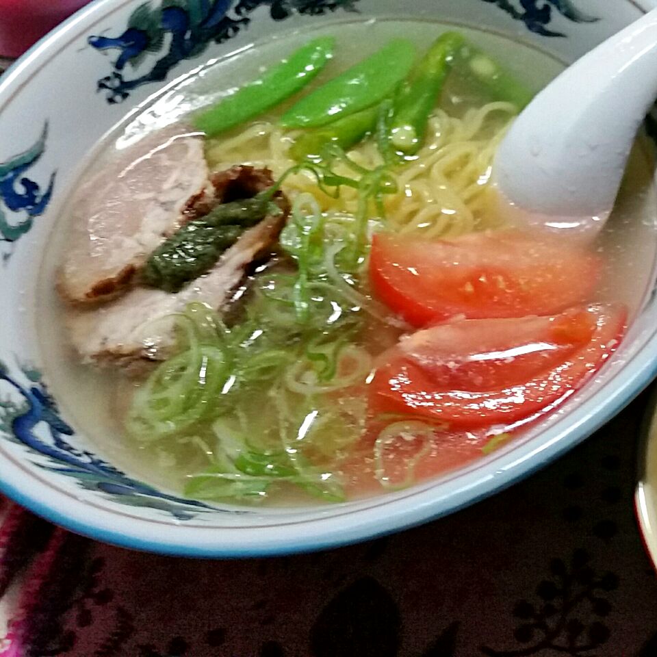 冷たいラーメン