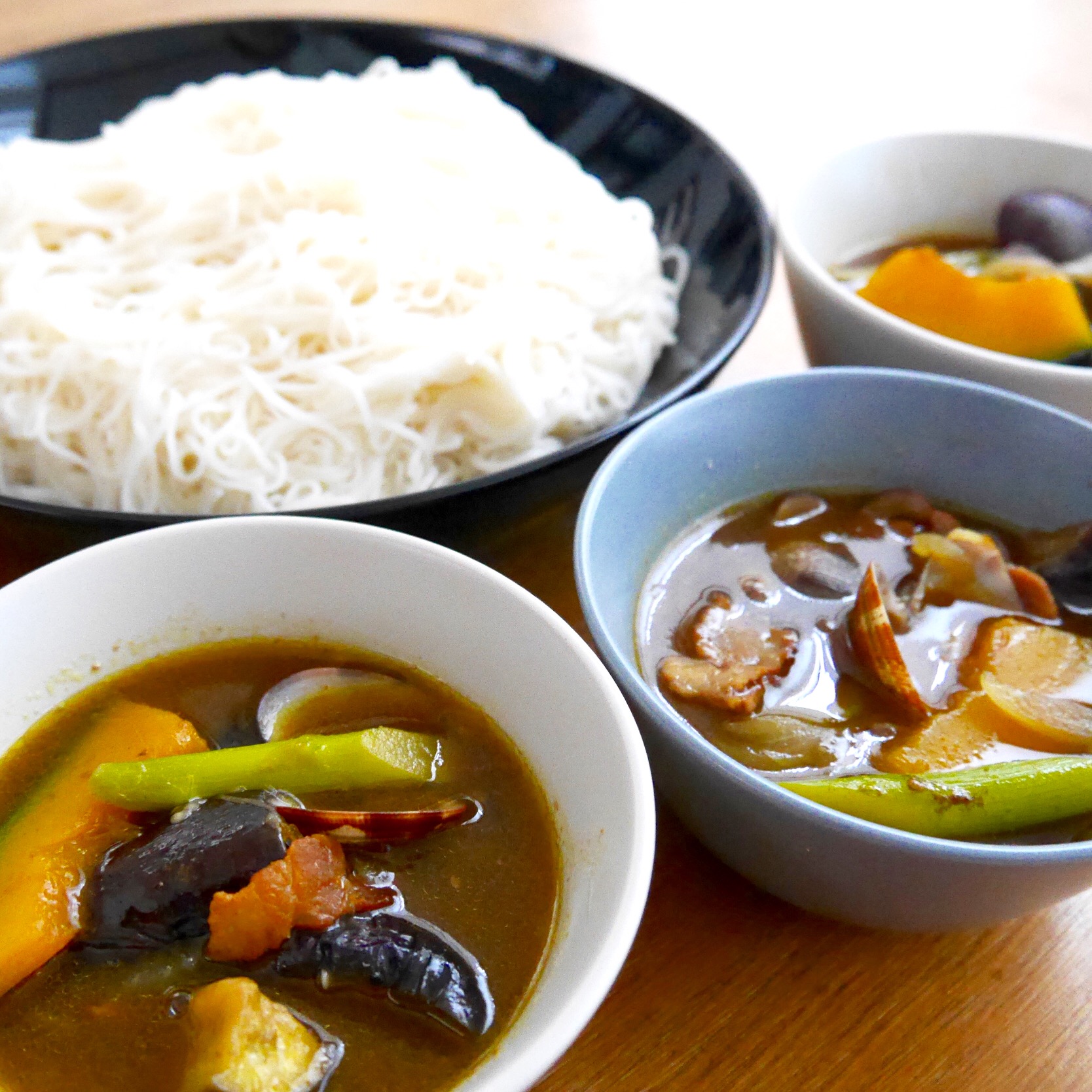 素麺deカレーつけ麺