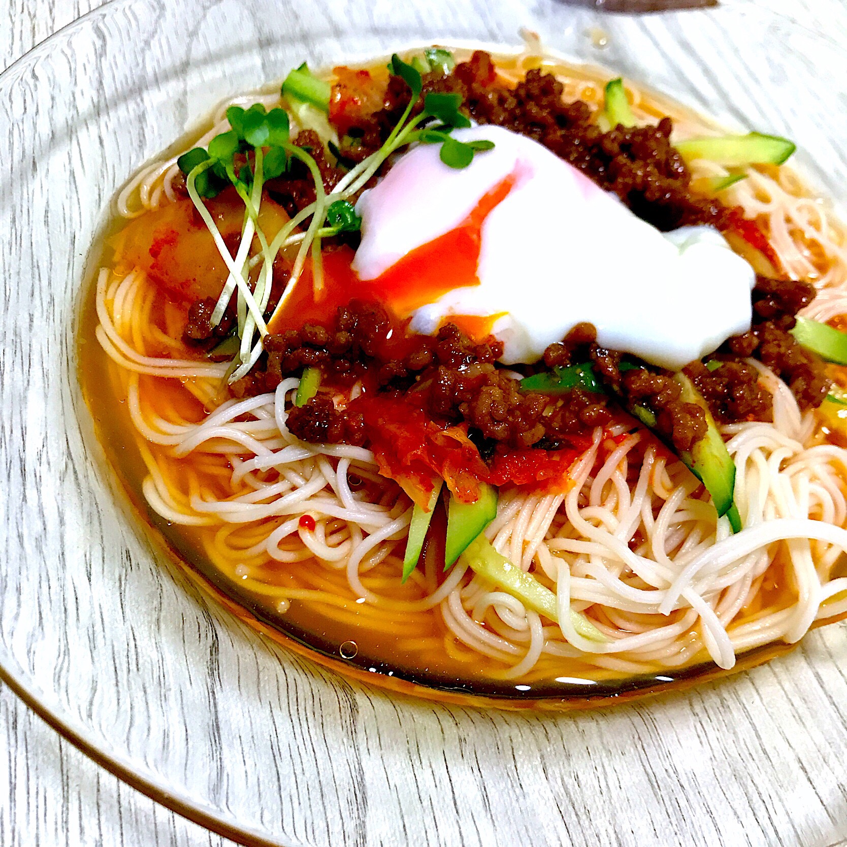 ピリ辛☆焼肉風味ビビン素麺