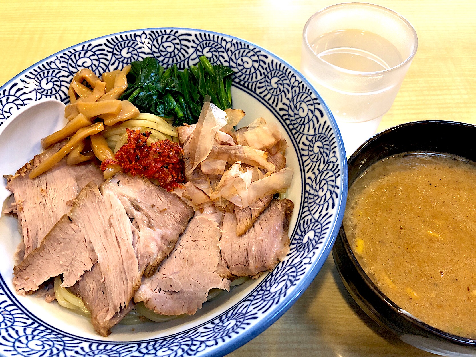 長岡ラーメン かみの屋 
濃厚つけ麺  大盛り800