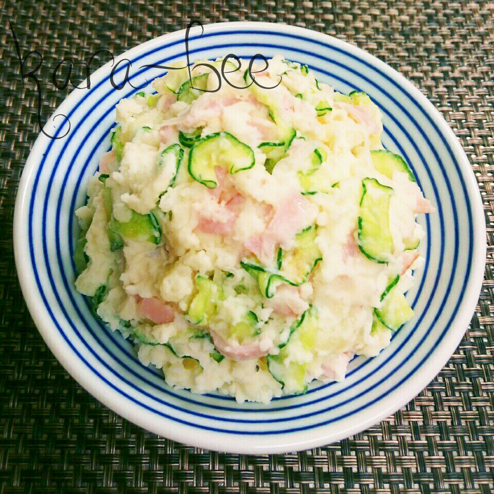 夫が褒めた!!抱えて食べたい♪お惣菜屋さん風基本のポテサラ