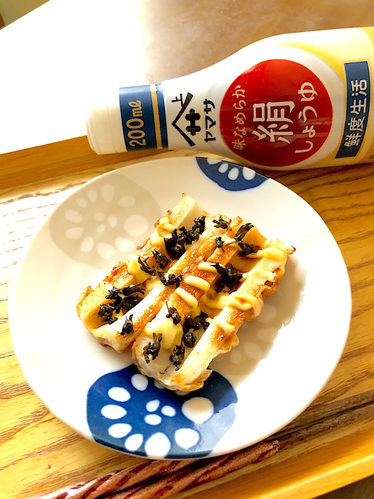 焼きちくわの絹しょうゆマヨ