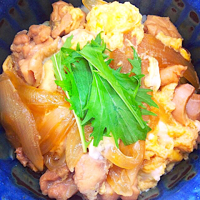 親子丼で乾杯！ #親子丼