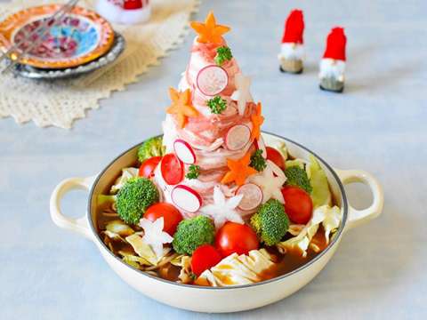 クリスマスの肉鍋タワー ビックリスマス グランプリ18 ヤマサ醤油株式会社