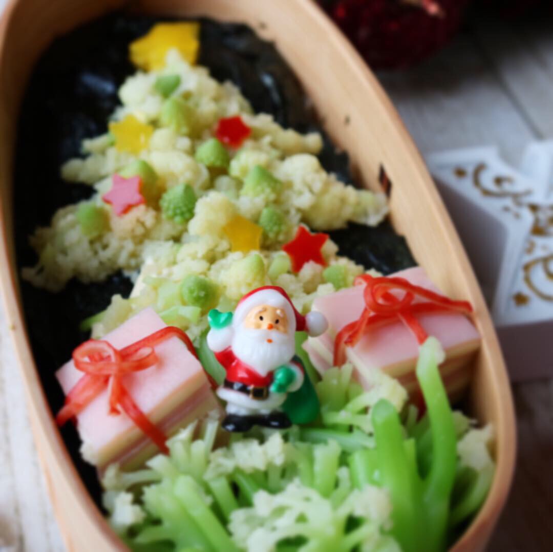 #クリスマス弁当  #ツリー弁当