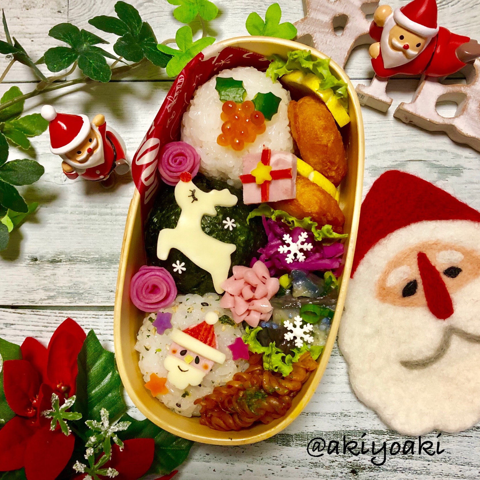 クリスマスおにぎり弁当