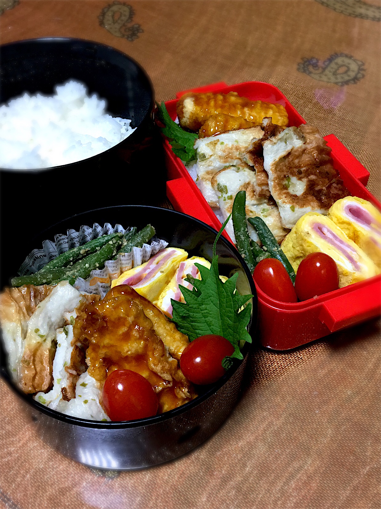 #お弁当  #ビックリスマス!グランプリ2018 

12.22 主人と息子バイト弁当?