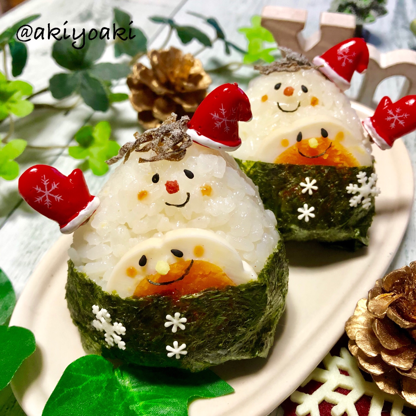 クリスマス抱っこおにぎり