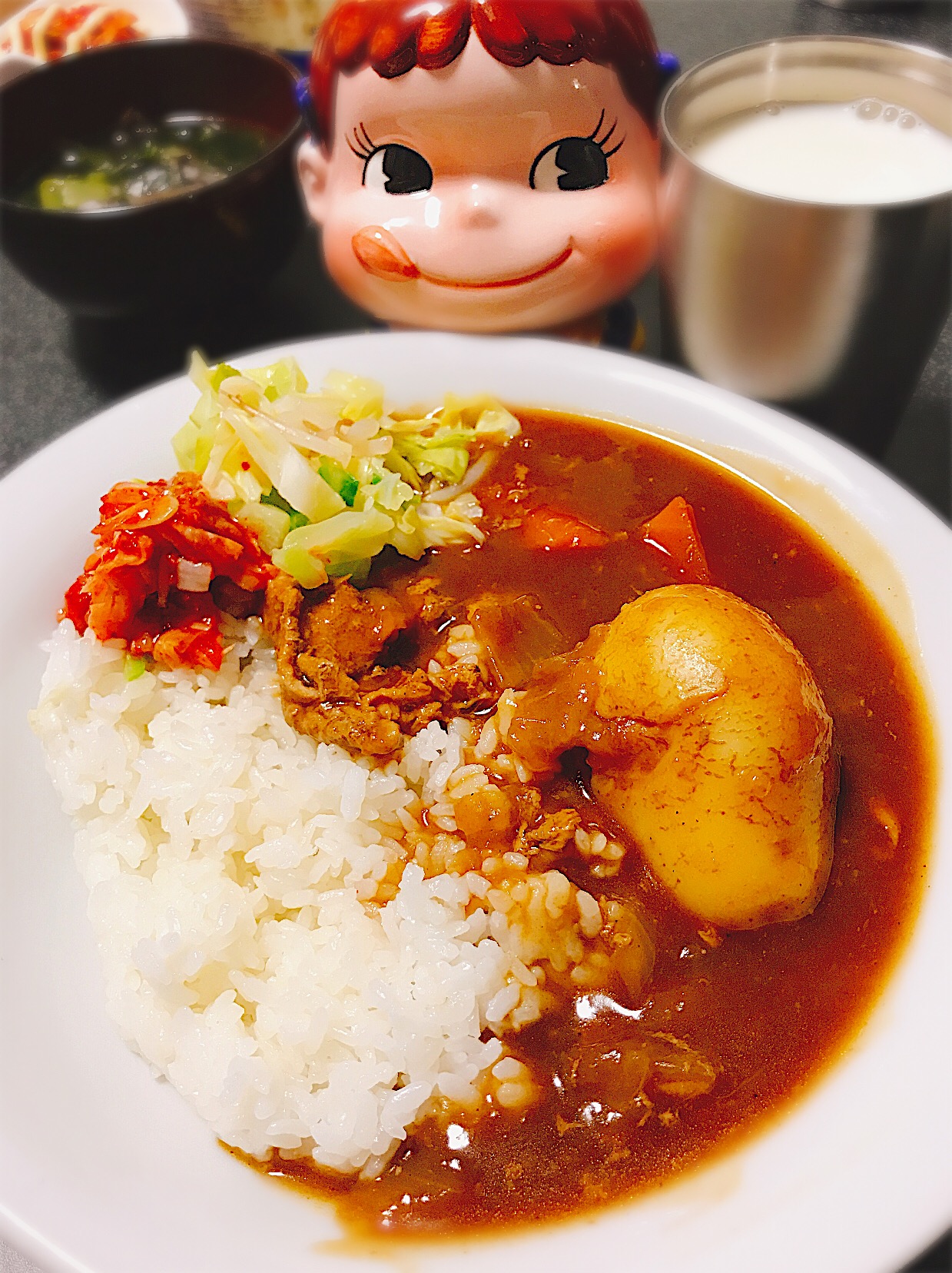 圧力鍋でお野菜ゴロッとお肉トロッと♡スパイスたっぷりカレー。