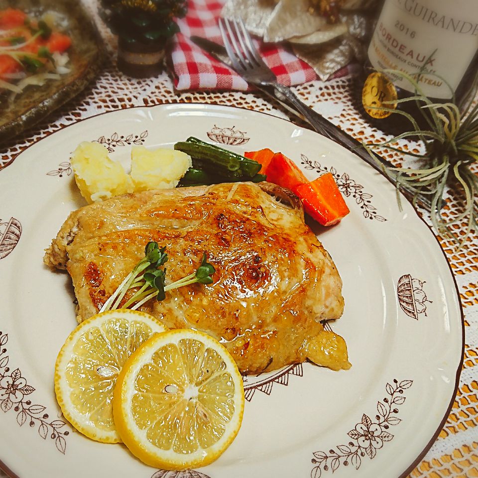 ちたこさんの炊飯器で超簡単おうちレストラン♡柔らかしっとり♪鶏肉のコンフィ♡