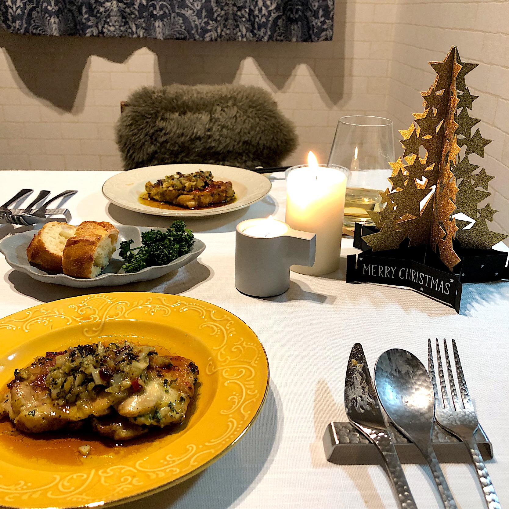 ハーブが効いたスパイシーな鶏肉のオーブン焼き

 #クリスマスイブの夜にお家ディナー