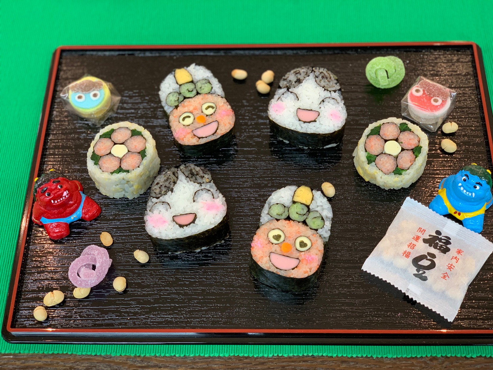 2019 節分の飾り巻き寿司