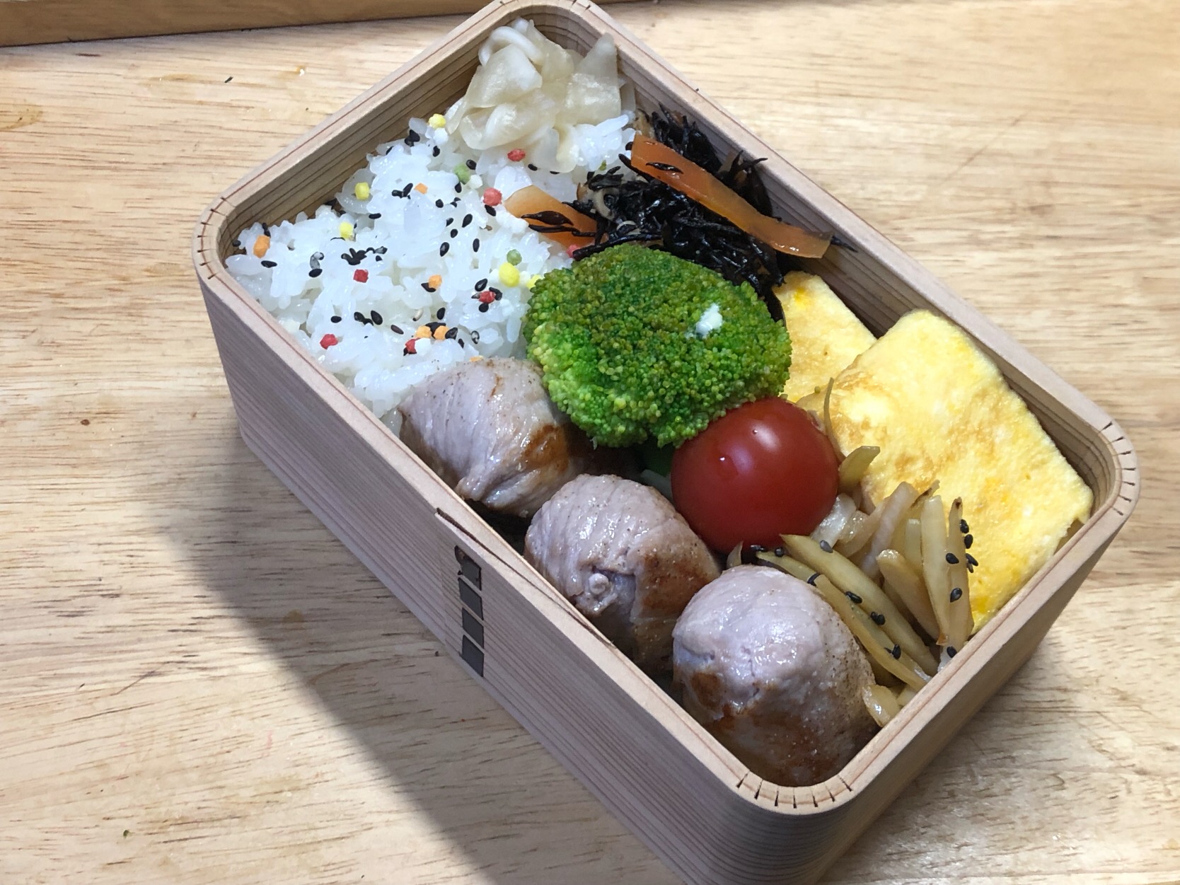 チー竹の肉巻き 弁当