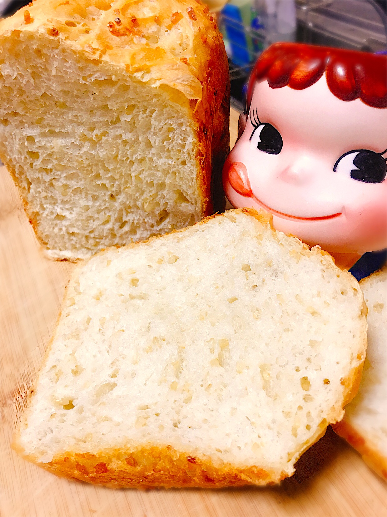 プチプチ食感が楽しい♡玄米フランスパン。
