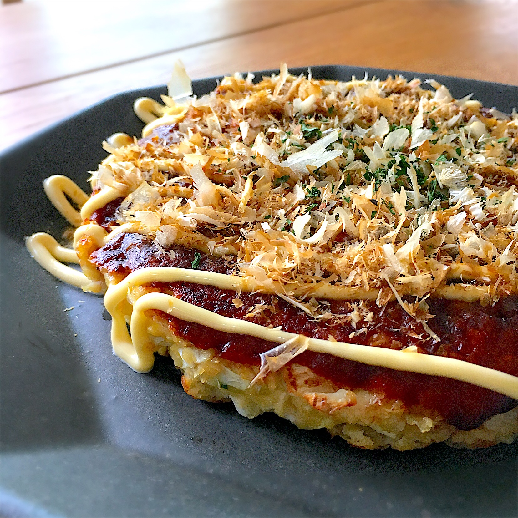 糖質オフ！大豆粉でお好み焼き