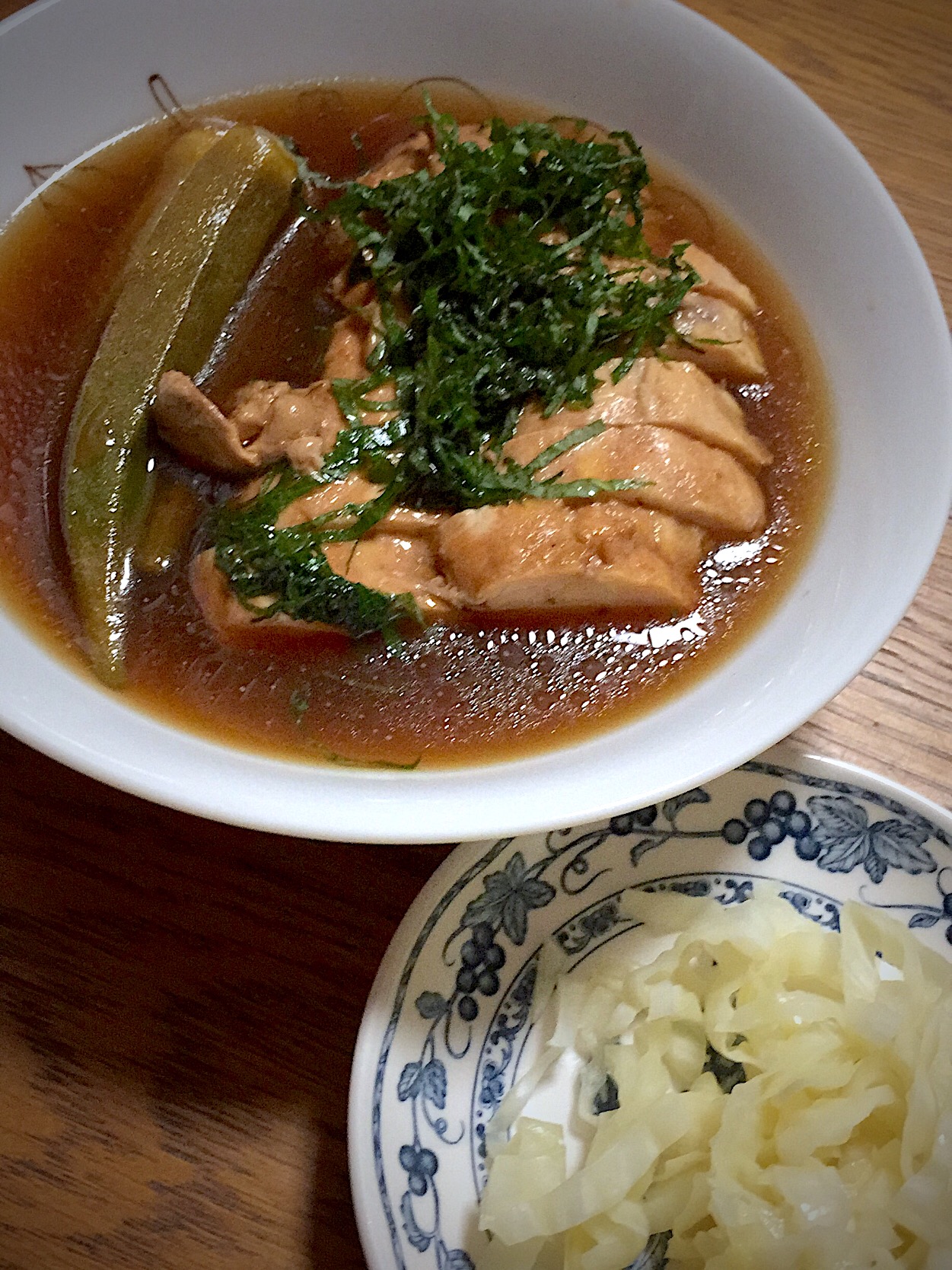 蒸し焼き鶏胸肉の南蛮漬け