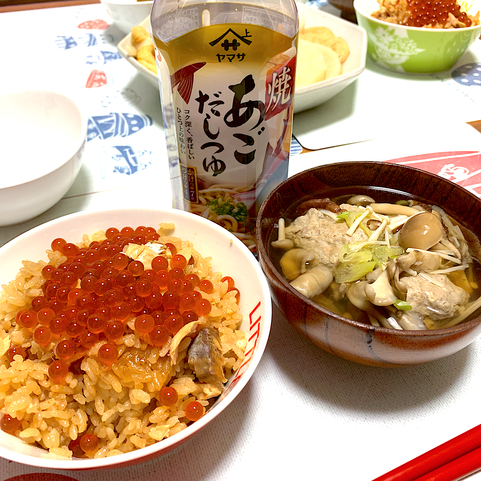 生秋刀魚のつみれ汁とはらこ飯 だしdeスープグランプリ19 ヤマサ醤油株式会社