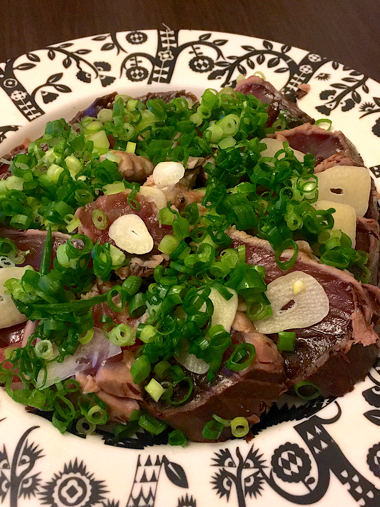 鰹のタタキ葱だくポン酢ソース